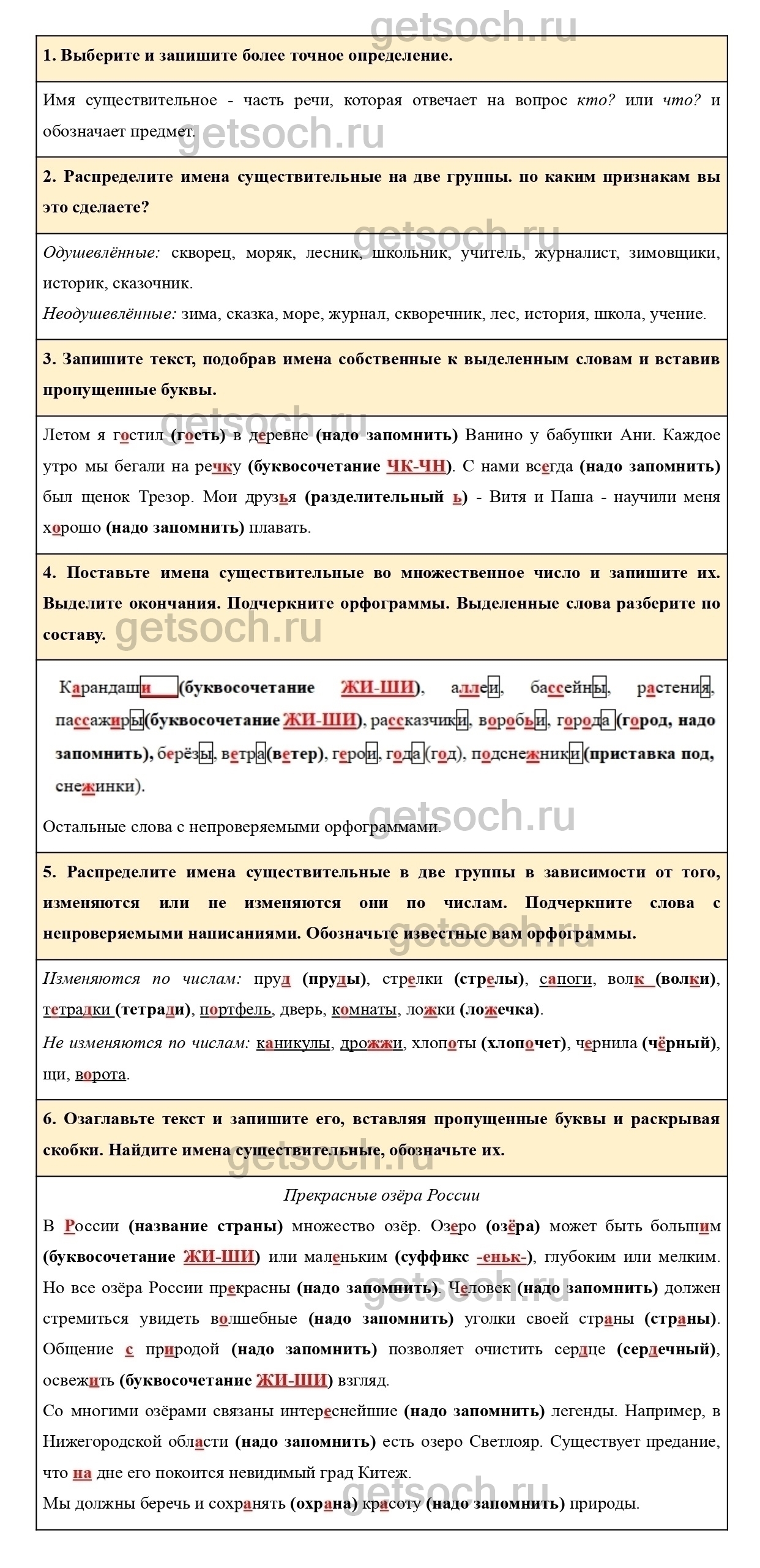 Проверь себя страница 150- ГДЗ по Русскому языку 3 класс Учебник Климанова,  Бабушкина. Часть 1 - Getsoch