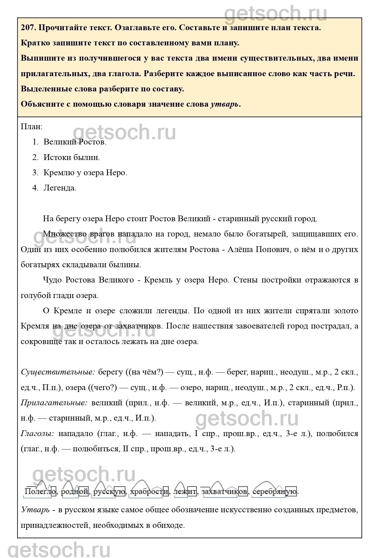 Страница 130- ГДЗ по Русскому языку 4 класс Учебник Климанова, Бабушкина.  Часть 2 - Getsoch