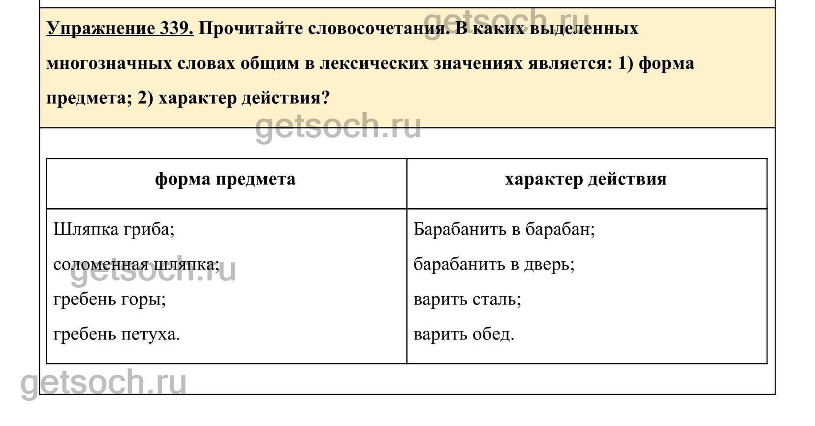 Упражнение 339- ГДЗ по Русскому языку 5 класс Учебник Ладыженская. Часть 1  - Getsoch