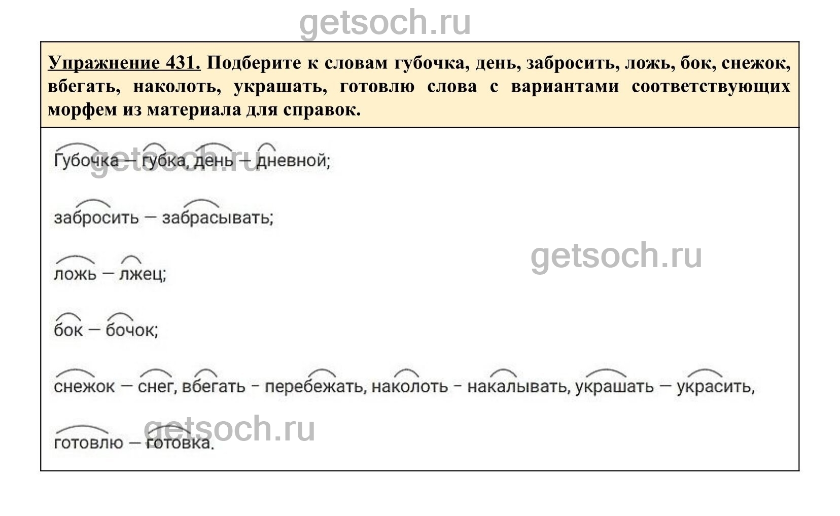 Упражнение 431- ГДЗ по Русскому языку 5 класс Учебник Ладыженская. Часть 2  - Getsoch