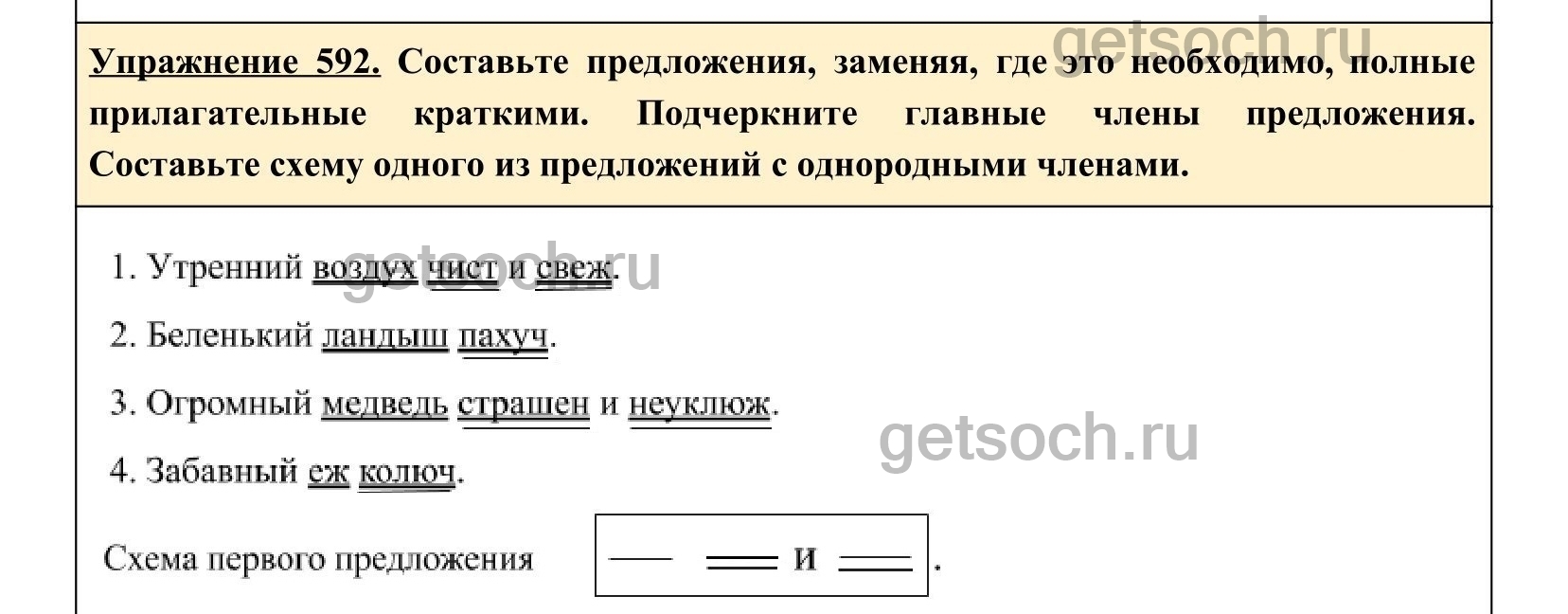 Упражнение 592- ГДЗ по Русскому языку 5 класс Учебник Ладыженская. Часть 2  - Getsoch