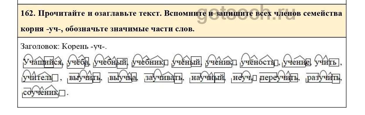 Упражнение 162 по русскому языку 3 класс