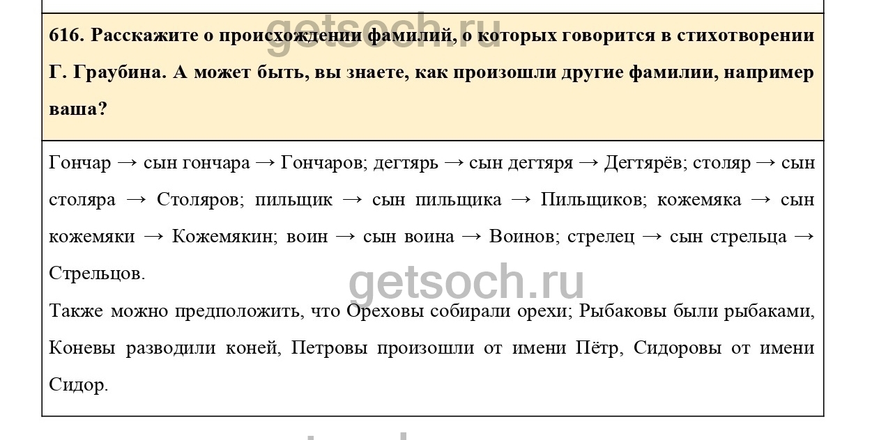 Русский язык 5 класс 2 часть упражнение 616.